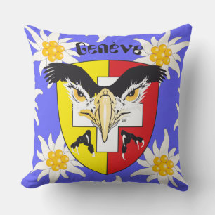 Cojín Decorativo Genf / Genève Schweiz Suisse Svizzera Kissen