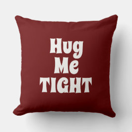 Cojín Decorativo genial tipografía roja blanca