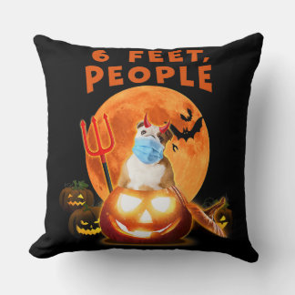 Cojín Decorativo Gente de 6 pies Bulldog Perro con regalo de Hallow