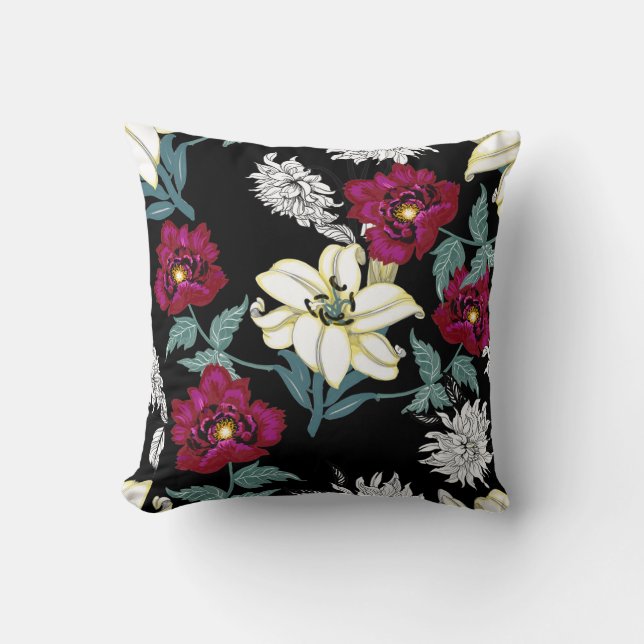 Cojín Decorativo Gentle Tropical: acuarela de verano (Anverso)