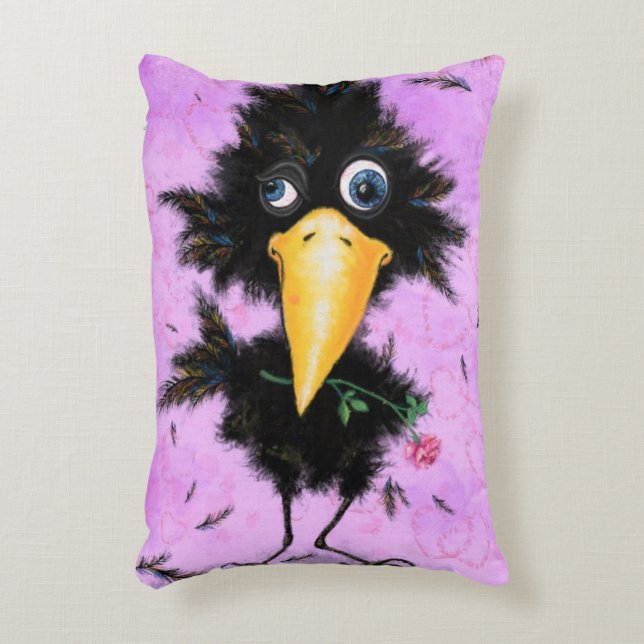Cojín Decorativo Gentleman Bird Funny Pillow (Frente (Vertical))