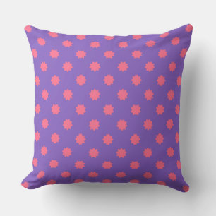 Cojín Decorativo Geo morado y rosa
