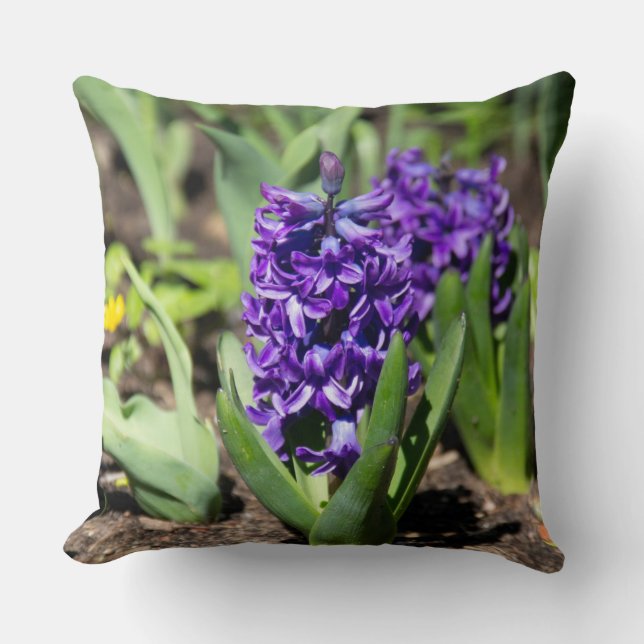 Cojín Decorativo Geocinth azul en primavera (Anverso)