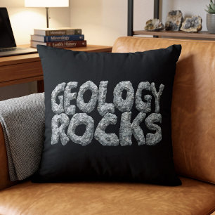 Cojín Decorativo Geología Mola - Humor Geek Ciencia de la Tierra No