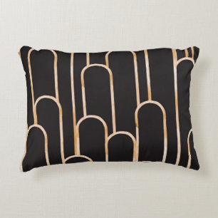 Cojín Decorativo Geometría Art Deco: fondo de escritorio acuarela d