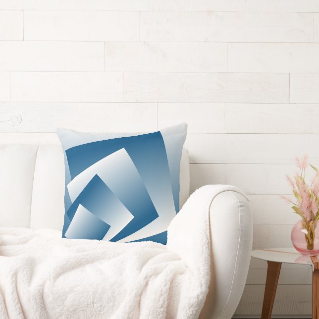 Cojín Decorativo Geometría azul turquesa (Sofá)
