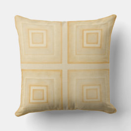 Cojín Decorativo Geometría de marco dorado