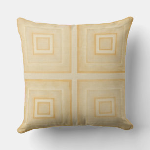 Cojín Decorativo Geometría de marco dorado