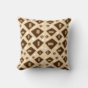 Cojín Decorativo Geometría de tonos terrosos