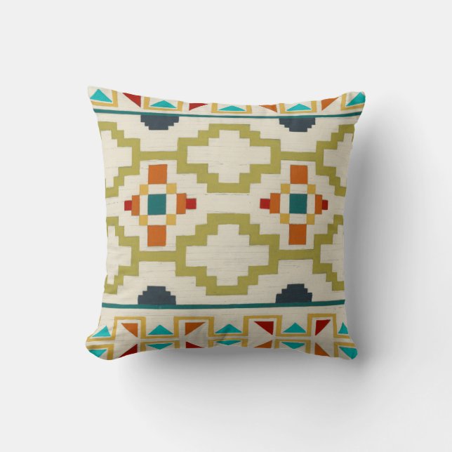 Cojín Decorativo Geometría del Suroeste I (Anverso)