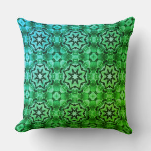 Cojín Decorativo Geometría verde