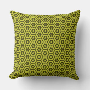 Cojín Decorativo Geometric 280514 (03) - Banana y Oliva Oscura