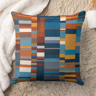 Cojín Decorativo Geometric Color Block Pattern Southwestern Colors