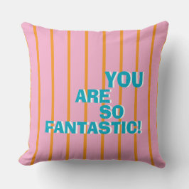 Cojín Decorativo Geometric, Colorful, Appreciative Message