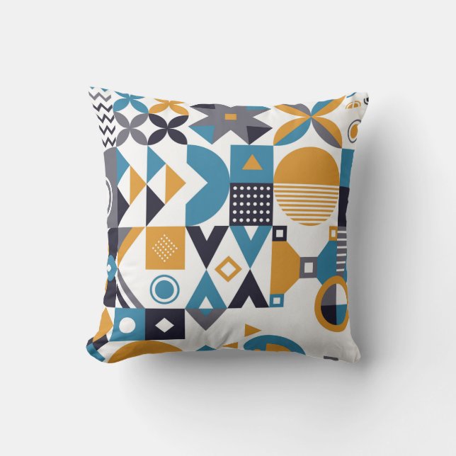 Cojín Decorativo Geometric minimalistic pattern. Abstract designpat (Anverso)