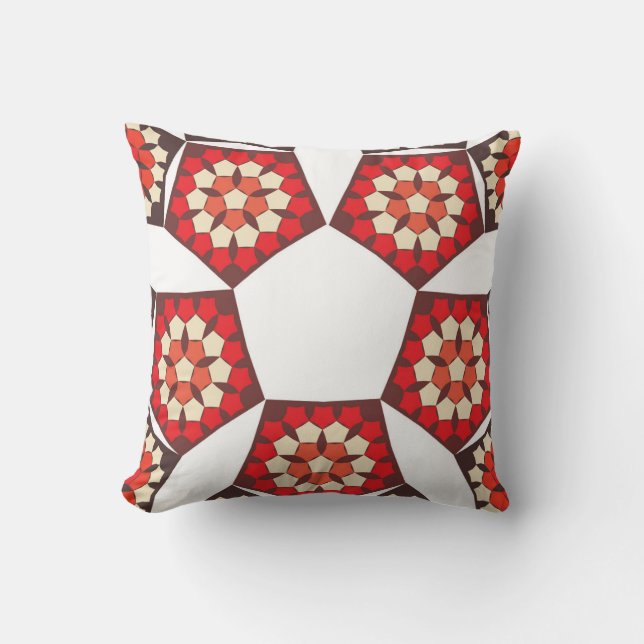 Cojín Decorativo Geometric Mosaic Harmony Throw Pillow (Anverso)