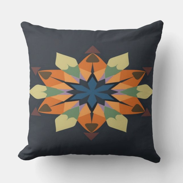 Cojín Decorativo Geometric Symphony: Balance in pillow  (Anverso)