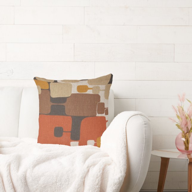 Cojín Decorativo Geométrica retro de los años 70 (Sofá)