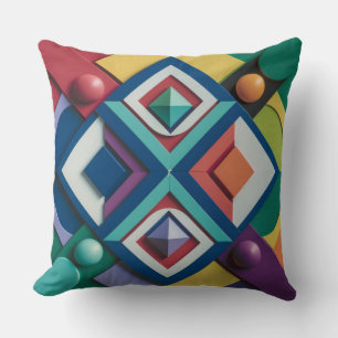 Cojín decorativo geométrico