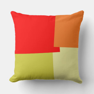 Cojín Decorativo Geométrico de los colores retro modernos #38