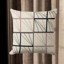 Cojín decorativo geométrico de los tonos de tierra