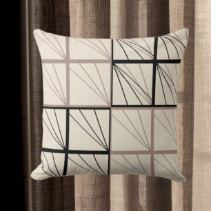 Cojín decorativo geométrico de los tonos de tierra