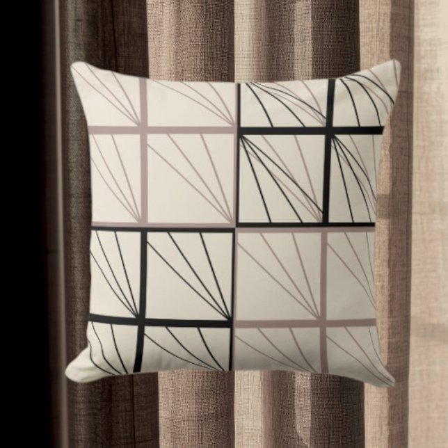 Cojín decorativo geométrico de los tonos de tierra (Subido por el creador)