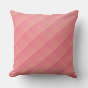 Cojín decorativo geométrico gradiente rosado