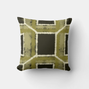 Cojín decorativo Geométrico Negro y Oro