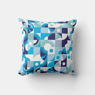 Cojín Decorativo Geométrico vibrante: moderno sin foco