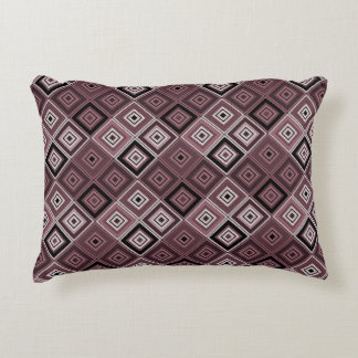Cojín Decorativo Geometry ethnic patchwork brown burgundy 