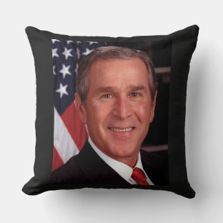 Cojín Decorativo George Bush 43.ª foto del presidente estadounidens