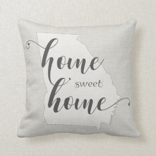 Cojín Decorativo Georgia - Hogar Dulce Hogar de aspecto arpillera
