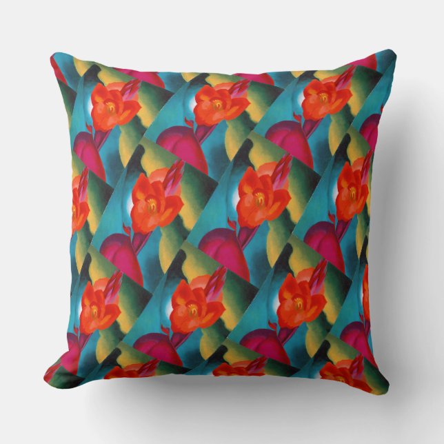 Cojín Decorativo Georgia O'Keefe 1919 Canna Roja (Anverso)