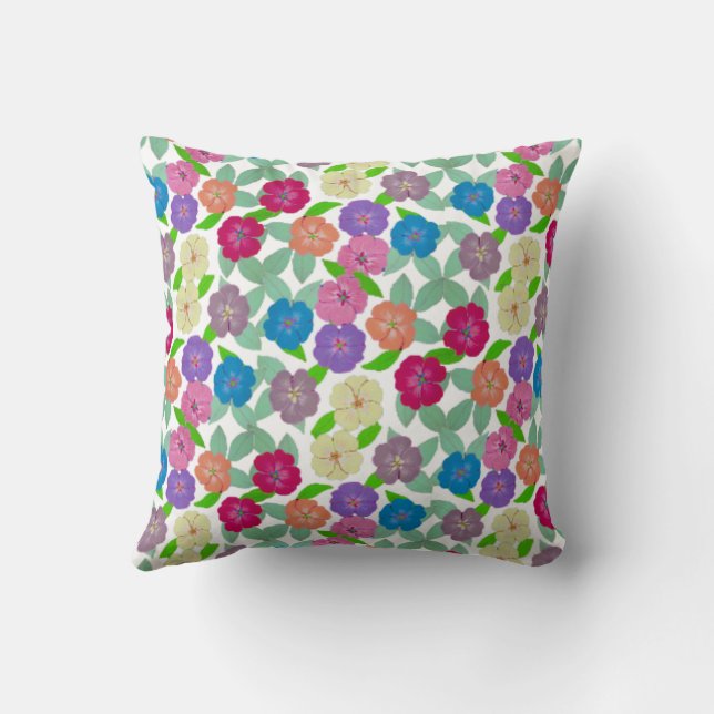 Cojín Decorativo Geranium Flower Cushion (Reverso)