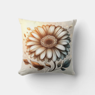 Cojín Decorativo Gerbera Daisy Pillow para la comodidad inspirada e