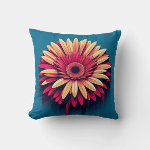 Cojín Decorativo Gerbera Daisy Pillow para la comodidad inspirada e