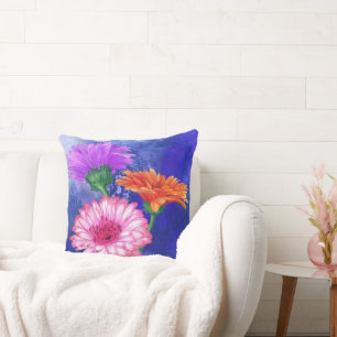 Cojín decorativo Gerberas Hermosas Flores