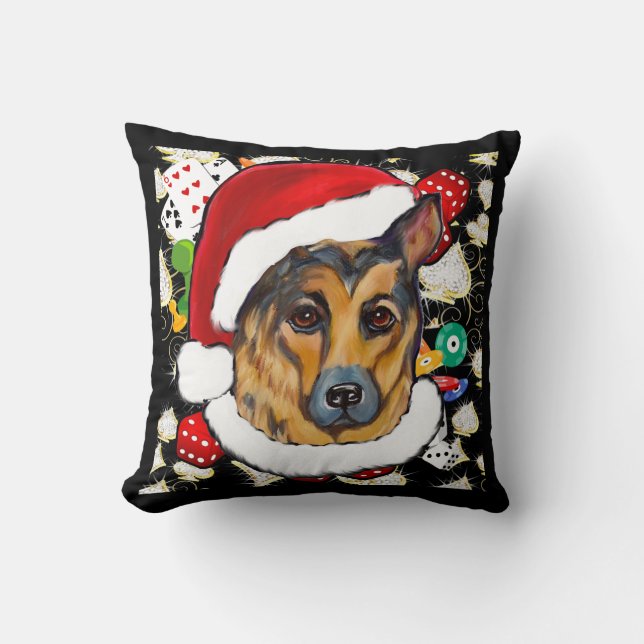 COJÍN DECORATIVO GERMAN SHEPHERD (Anverso)