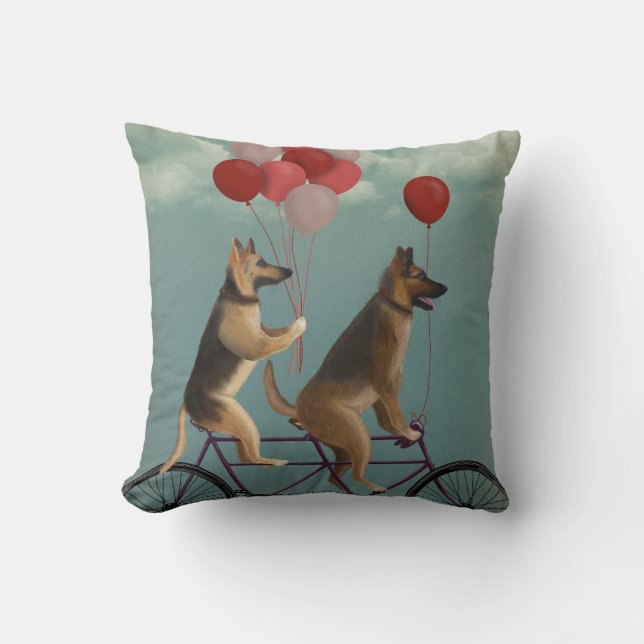 Cojín Decorativo German Shepherd Tandem (Anverso)