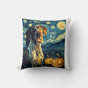 Cojín Decorativo German Shorthaired Pointer 2 Perro Lindo Halloween