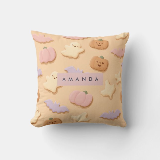 Cojín Decorativo Ghost Bat de cocina de pastel de Halloween persona (Anverso)