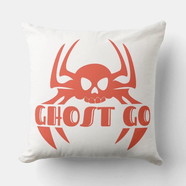 Cojín Decorativo Ghost Go Spooky Season (Anverso)