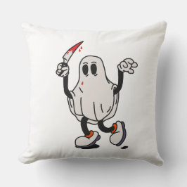 Cojín Decorativo Ghost with blood knife