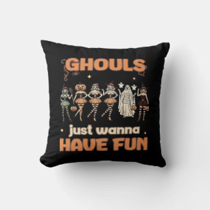 Cojín Decorativo Ghouls solo quiere divertirse con Halloween otoño