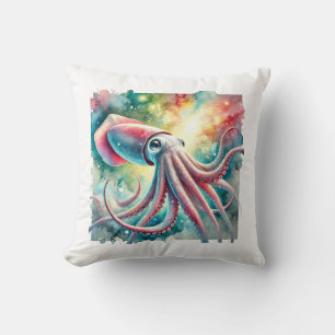 Cojín Decorativo Giant Squid 051124AREF102 - Watercolor