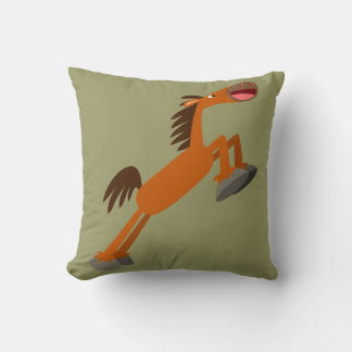 Cojín Decorativo ¡Giddyup, Horsey! Personalizado Horse Pillow