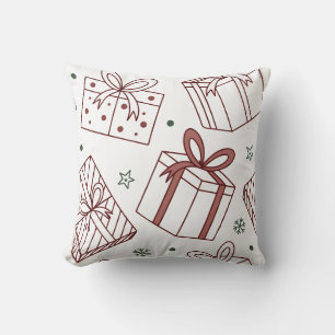 Cojín Decorativo "Gift Box Dreams" almohadón de vacaciones