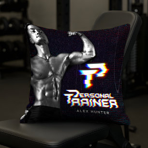 Cojín Decorativo Gimnasio de entrenador personal Personalizado