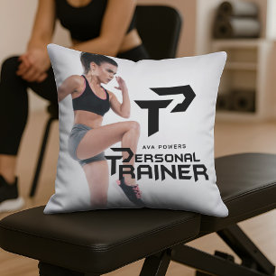 Cojín Decorativo Gimnasio de entrenador personal Personalizado